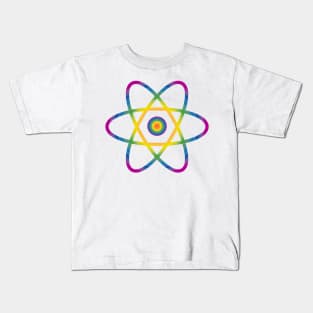 Groovy Tie Dye Rainbow Atom Kids T-Shirt